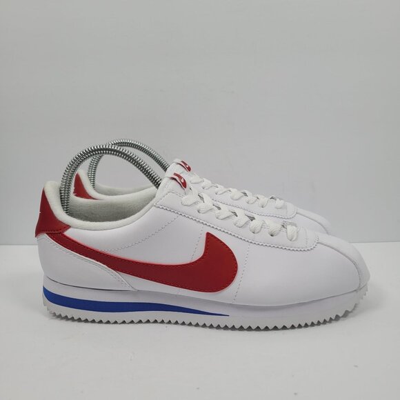Nike Cortez Forrest Gump 2019 WH/RD/BL Men's Sneakers 819719-103 US Size 8 NWB - Picture 3 of 10